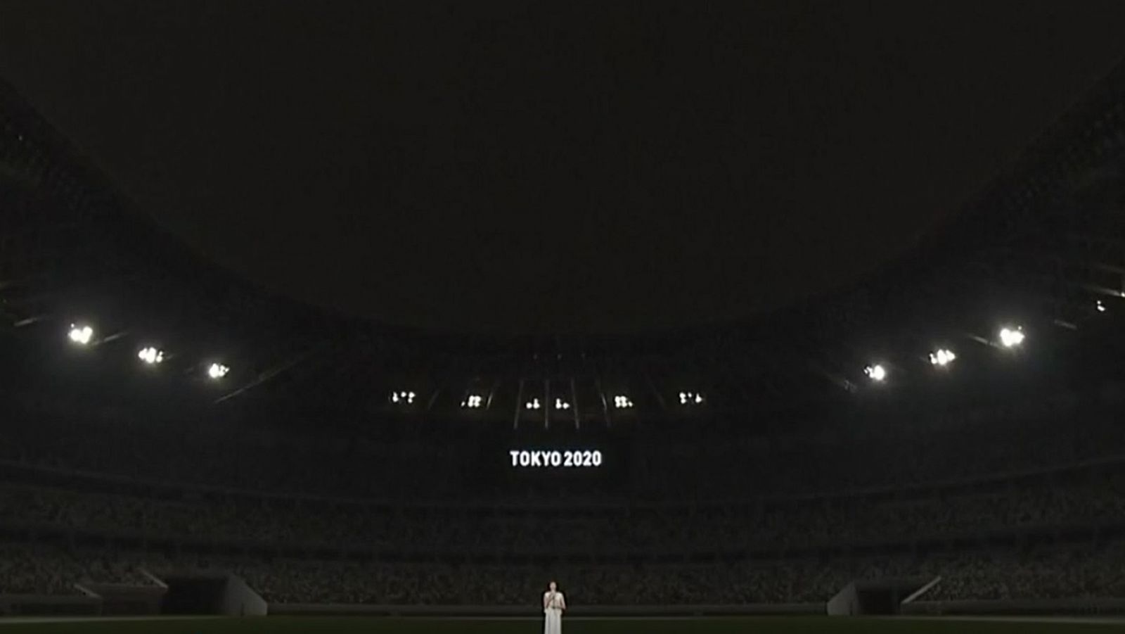 El silencio, protagonista en la ceremonia de aplazamiento de Tokio 2020