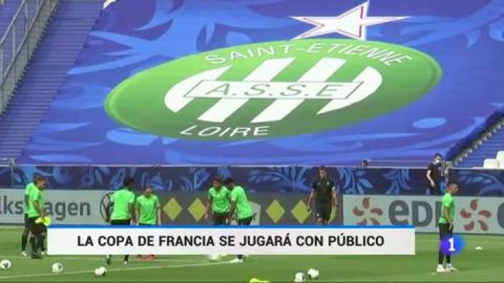 Últimos preparativos para la Copa de Francia, que se disputará con público limitado