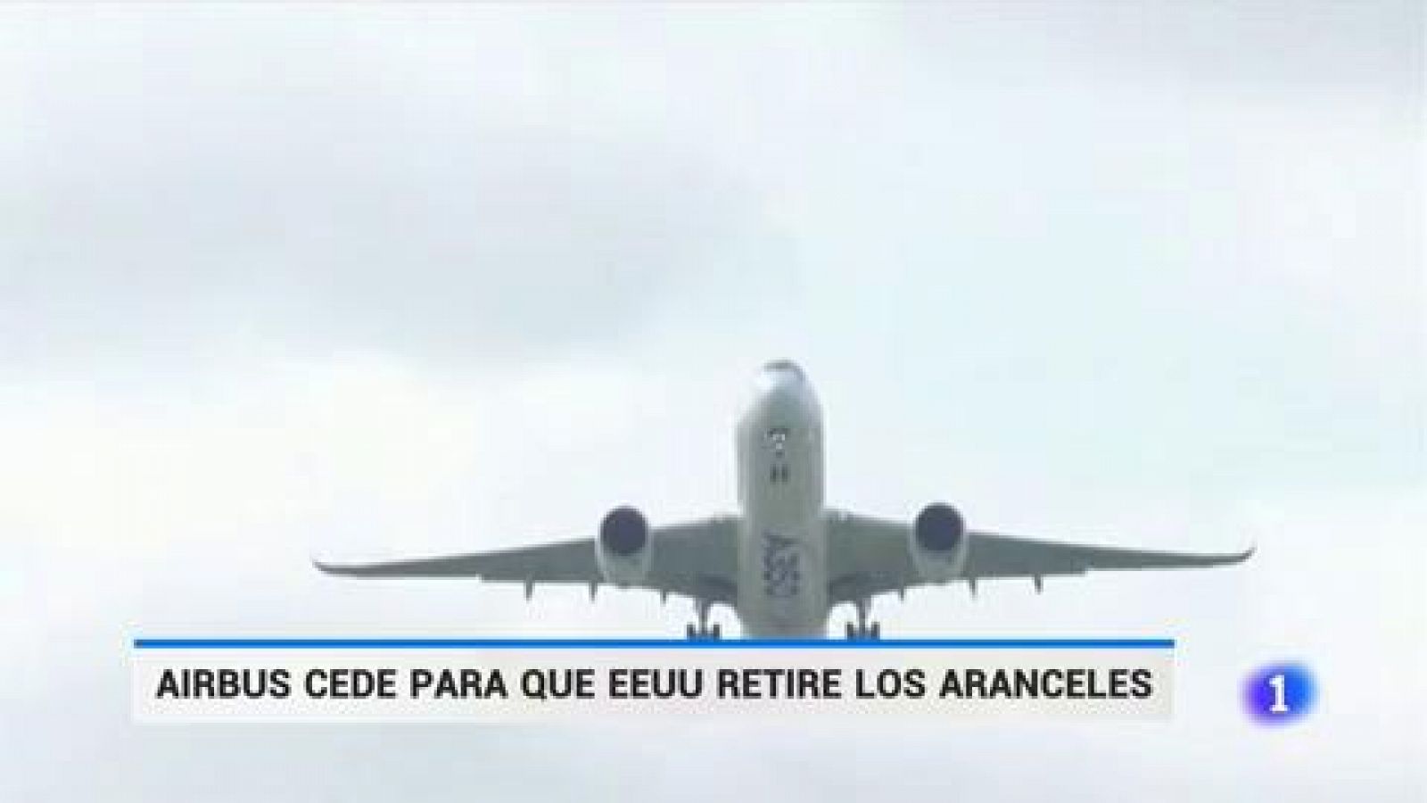 Telediario 1: Airbus cambia sus contratos con Francia y España para evitar los aranceles de EE.UU. | RTVE Play