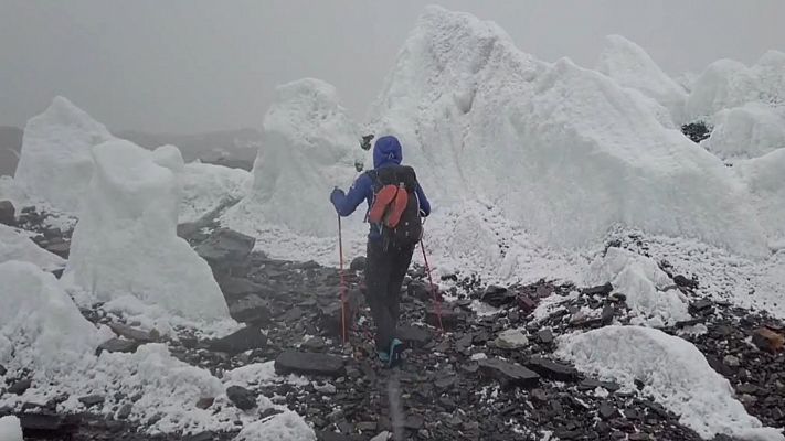 Telediario 1 - El descenso no-imposible del K2 para Andrei Biergel