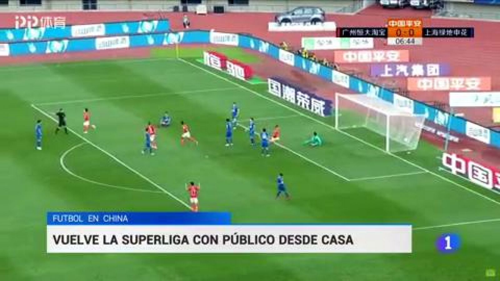 Vuelve el fútbol en China, el país donde se inició la pandemia