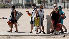 Aumentan los problemas en la piel por el uso continuado de las mascarillas en verano