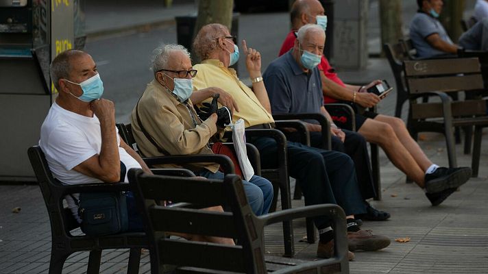 Telediario 1 - Aragón descarta de momento confinar a la población