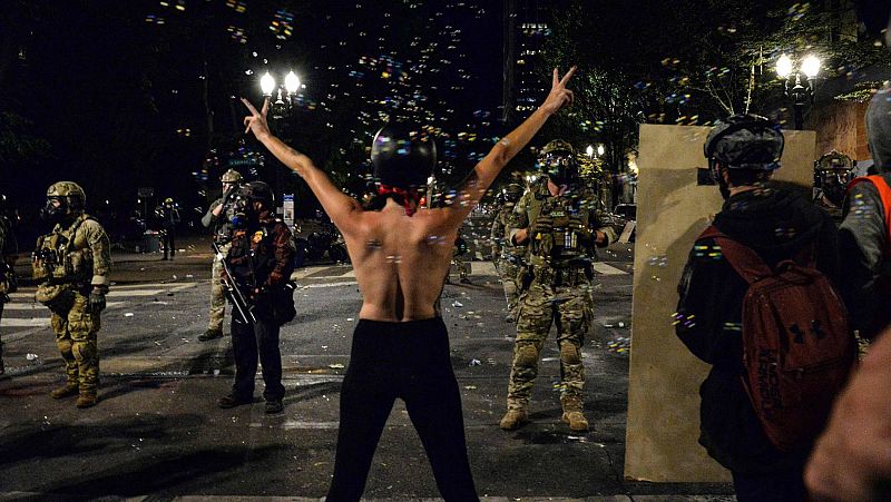 Las protestas contra el racismo y la violencia policial vuelven a ganar músculo en Estados Unidos 