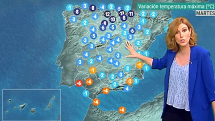El tiempo - Este martes aumentan las temperaturas en Andalucía y se prevén lluvias en Galicia y el Cantábrico