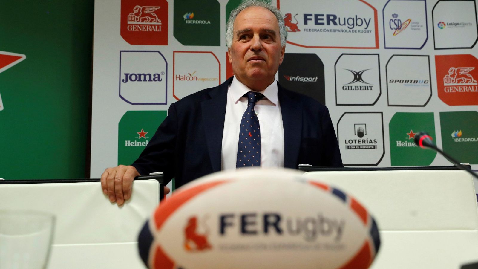 Alfonso Feijoo, reelegido presidente de la federación de rugby