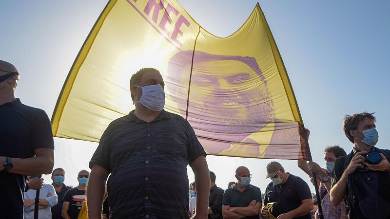 Oriol Junqueras, líder de ERC: "Nos tienen miedo porque en las urnas ganamos nosotros"