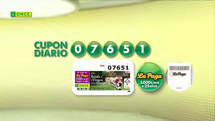 Sorteos ONCE - Sorteo ONCE - 28/07/20