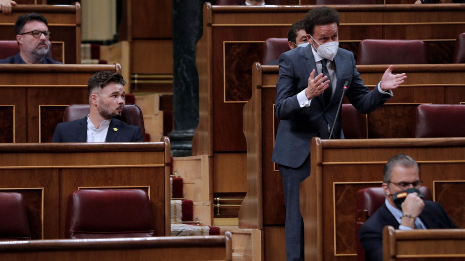 Edmundo Bal critica al grupo socialista por no cumplir con el 50 % del aforo en el Congreso 