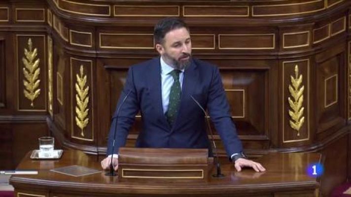 Abascal anuncia una moción de censura contra Sánchez