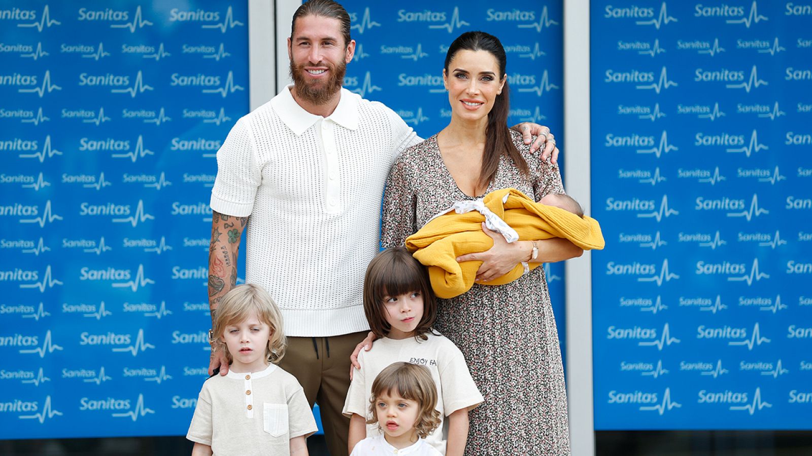 Pilar Rubio y Sergio Ramos ya disfrutan de Máximo Adriano en casa