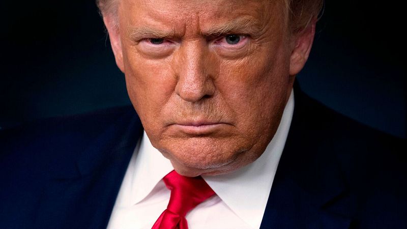 Trump plantea retrasar las elecciones presidenciales de noviembre argumentando no fiarse del voto por correo - RTVE.es - Telediario 1 | Ver