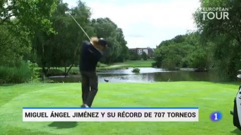 Miguel Ángel Jiménez y su récord de 707 torneos