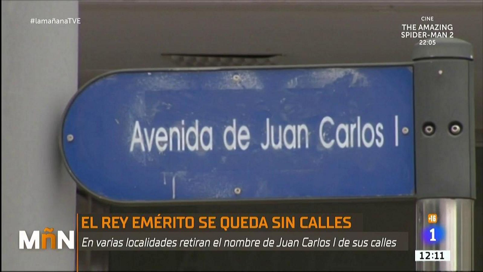 Se empieza a retirar al rey emérito de las calles