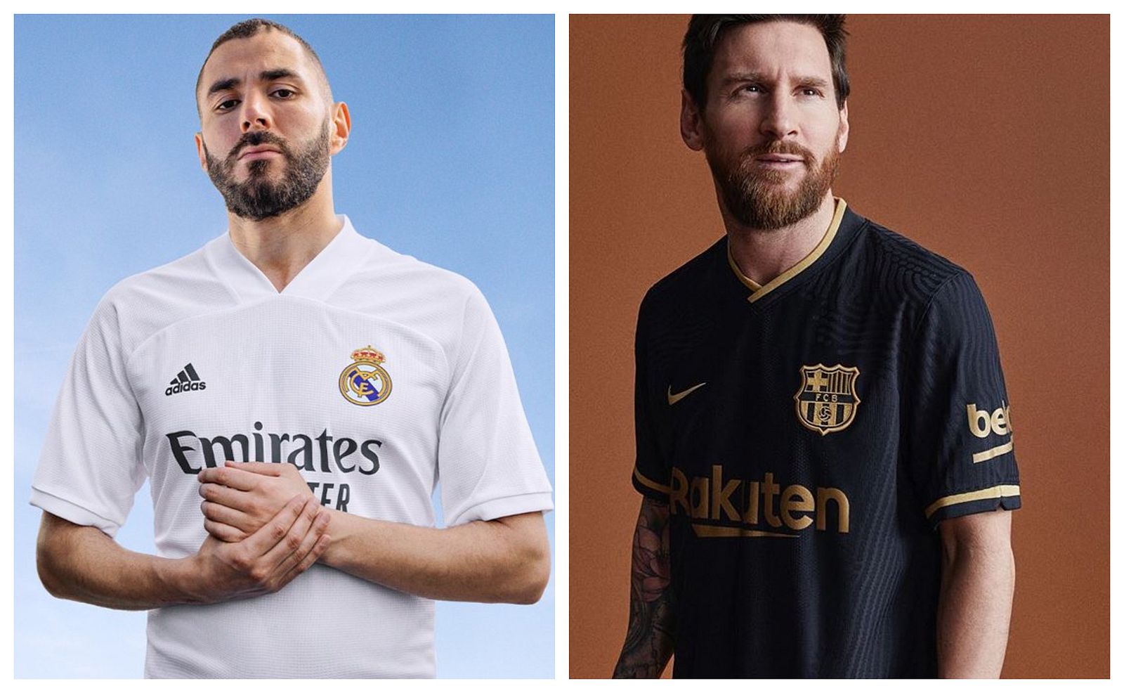 Madrid, Barça y Atleti presentan sus nuevas camisetas para la próxima temporada