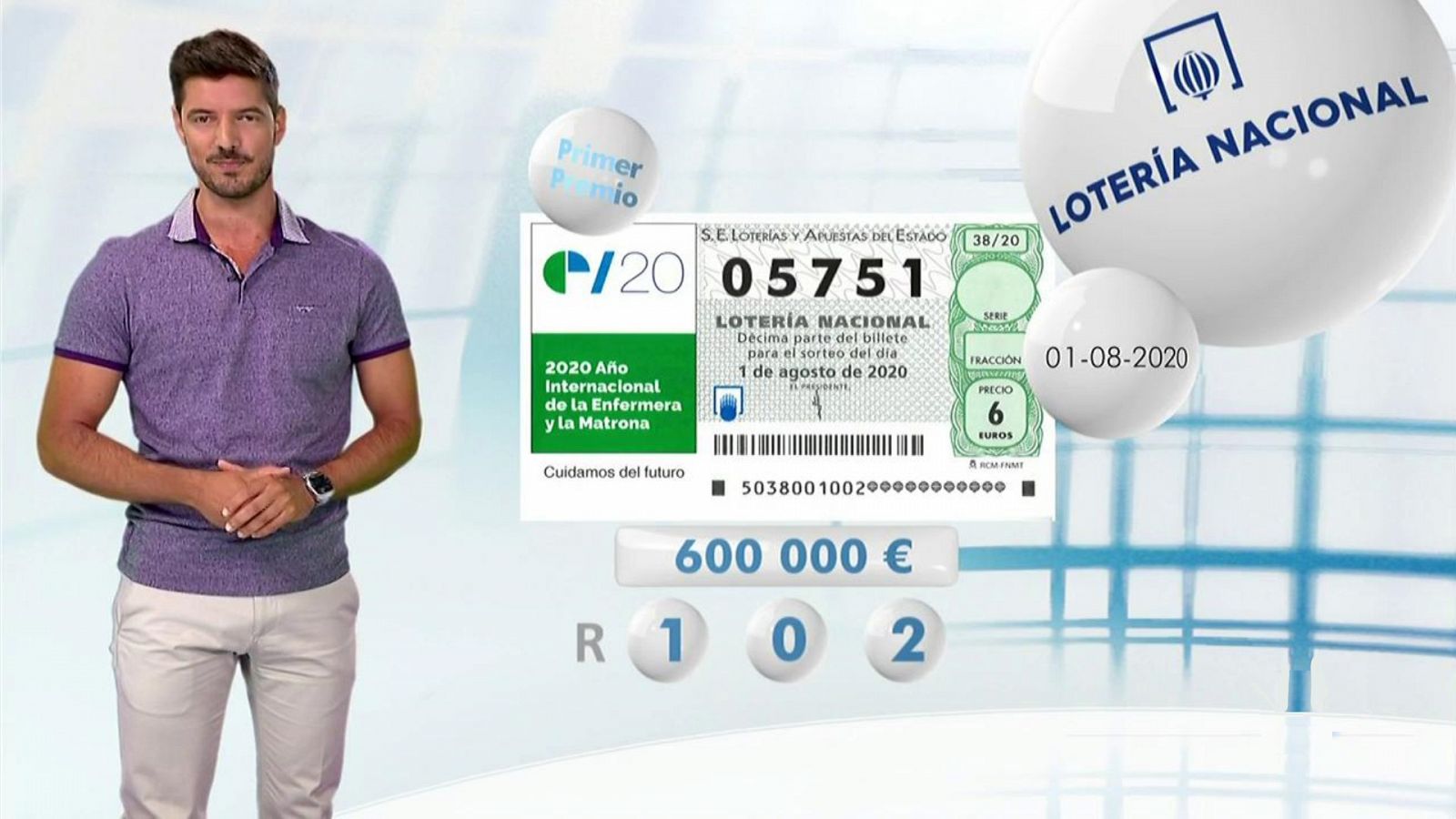 Lotería Nacional - 01/08/20 - RTVE.es