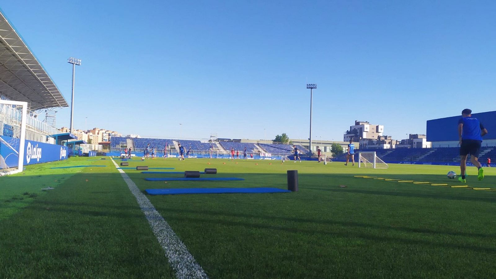 Vídeo: El Fuenlabrada vuelve a los entrenamientos individuales