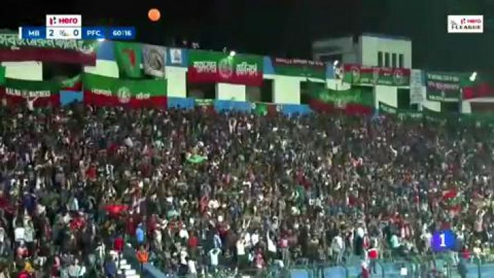 Telediario 1 - La liga india de fútbol, un campeonato con marcado acento español