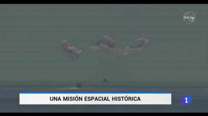 La nave Dragon Endeavour regresa a la Tierra desde la Estación Espacial Internacional