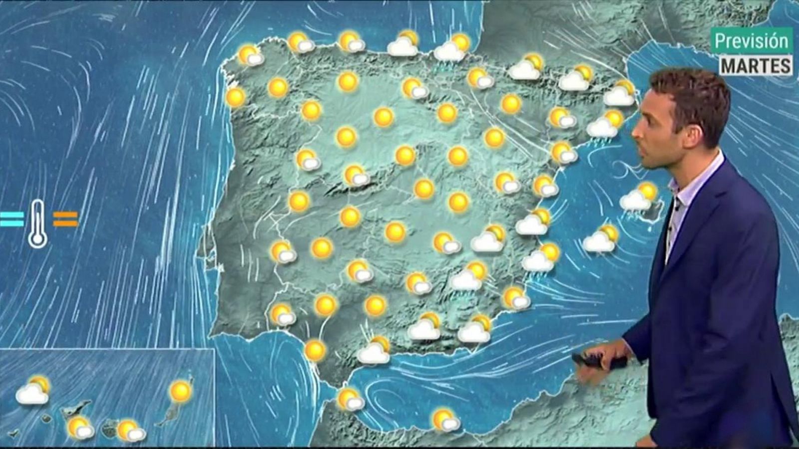 Tiempo estable menos en el este y sur peninsular 