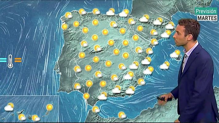 Tiempo estable menos en el este y sur peninsular donde se esperan precipitaciones