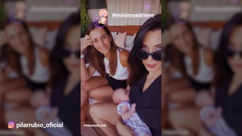 Pilar Rubio posa con su cuarto hijo con Sergio Ramos, Máximo Adriano | Ver