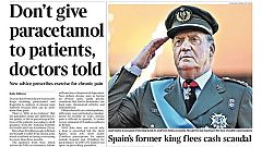 Así recoge la prensa internacional la salida del rey Juan Carlos