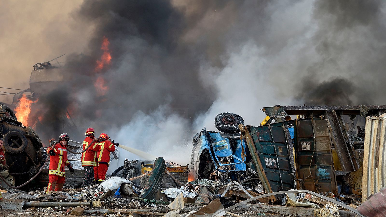 Daniel Giménez, español residente en Beirut: "Han notado la explosión incluso en Chipre" - RTVE.es - Informativo 24h | Ver