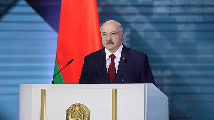 Telediario 1 - Lukashenko, contra la oposición y Rusia