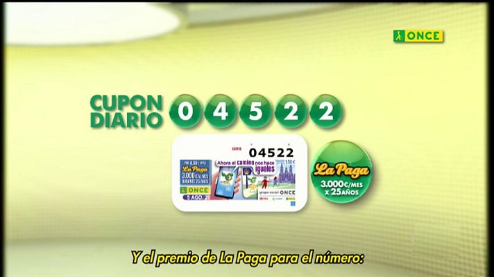 Sorteos ONCE - Sorteo ONCE - 05/08/20