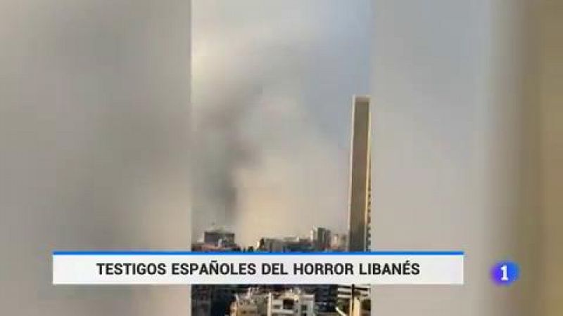 Testigos españoles en Beirut: "El miedo te paraliza: piensas que va a caer otra bomba"