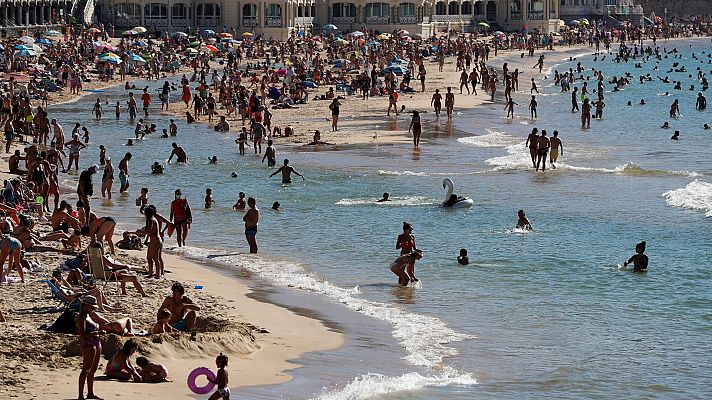 El tiempo - Las temperaturas vuelven a subir hoy en la Península  y en Baleares, poniendo en aviso a 38 provincias