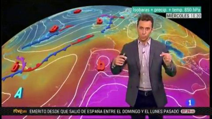 Las temperaturas vuelven a subir hoy en la Península  y en Baleares, poniendo en aviso a 38 provincias