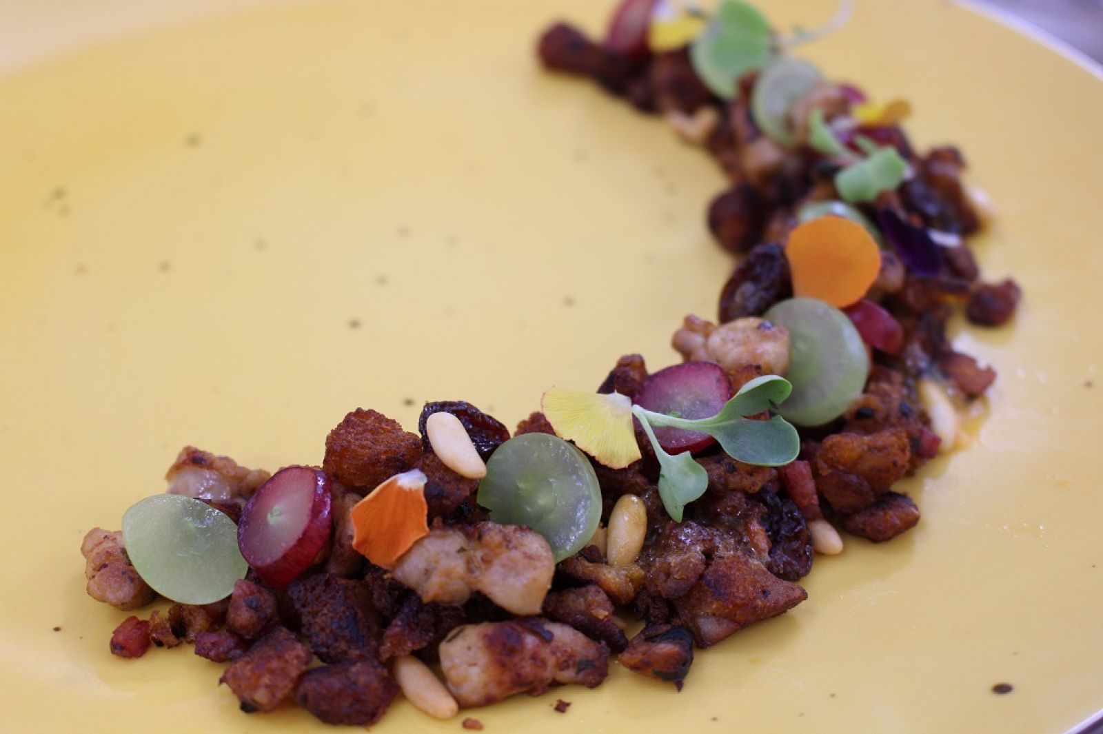 Migas de maíz con mollejas | Ver