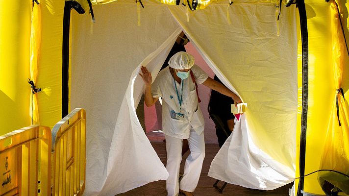 Telediario 1 - Aumentan los casos de Covid-19 que requieren hospitalización