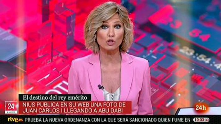 Informativo 24h - Una foto muestra a Juan Carlos I llegando a Abu Dabi