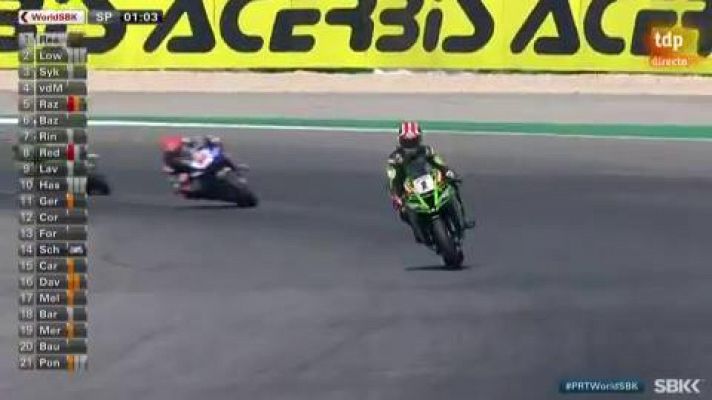 Jonathan Rea logra la Superpole y  Bautista termina duodécimo