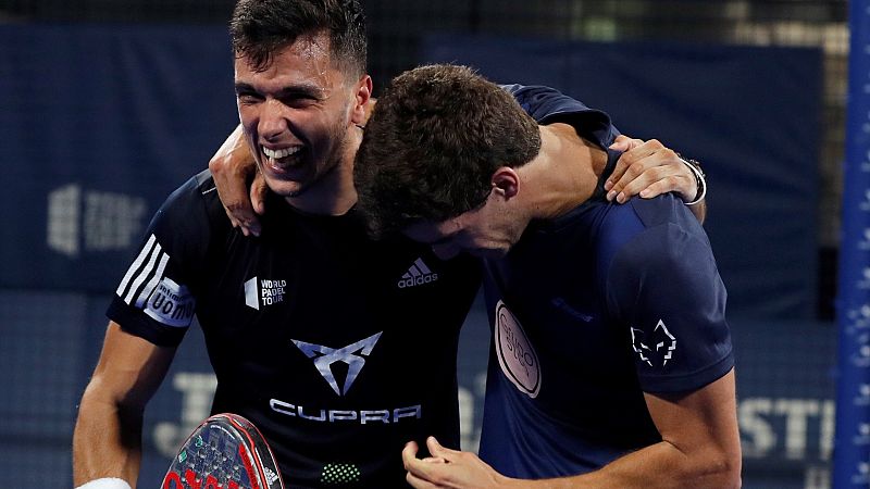 Juan Lebrn y Alejandro Galn consiguen la victoria en el Open de Madrid de pdel
