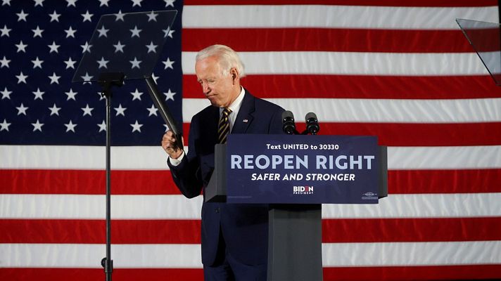 Telediario 1 - Incógnita sobre quién será número dos de Joe Biden en las elecciones en EE.UU.