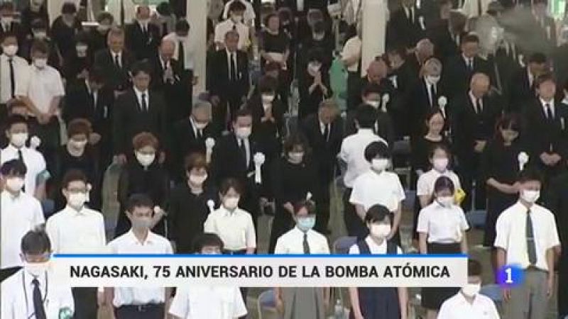 Nagasaki pide abolir las armas nucleares en el 75 aniversario del bombardeo atómico