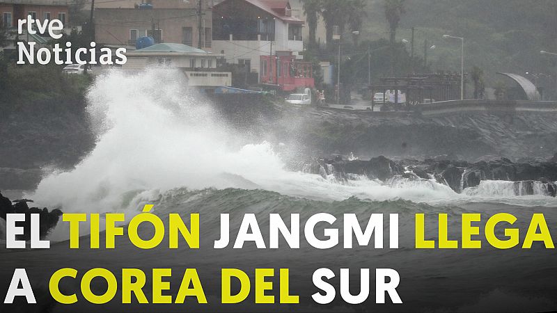 Corea del Sur se prepara para recibir al tifón Jangmi en medio de las últimas lluvias torrenciales