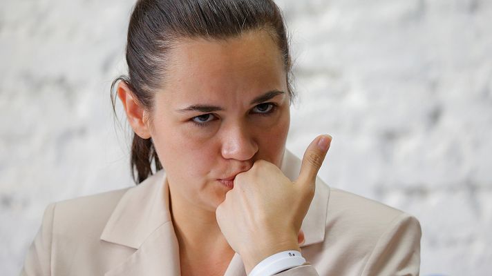 Informativo 24h - Svetlana Tikjanovskaya, traductora de inglés, ama de casa y esposa del bloguero más popular de Bielorrusia