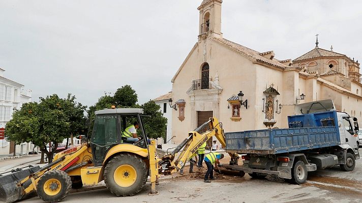 Ciudad Real y Estepa hacen balance de los daños producidos por las fuertes tormentas del martes