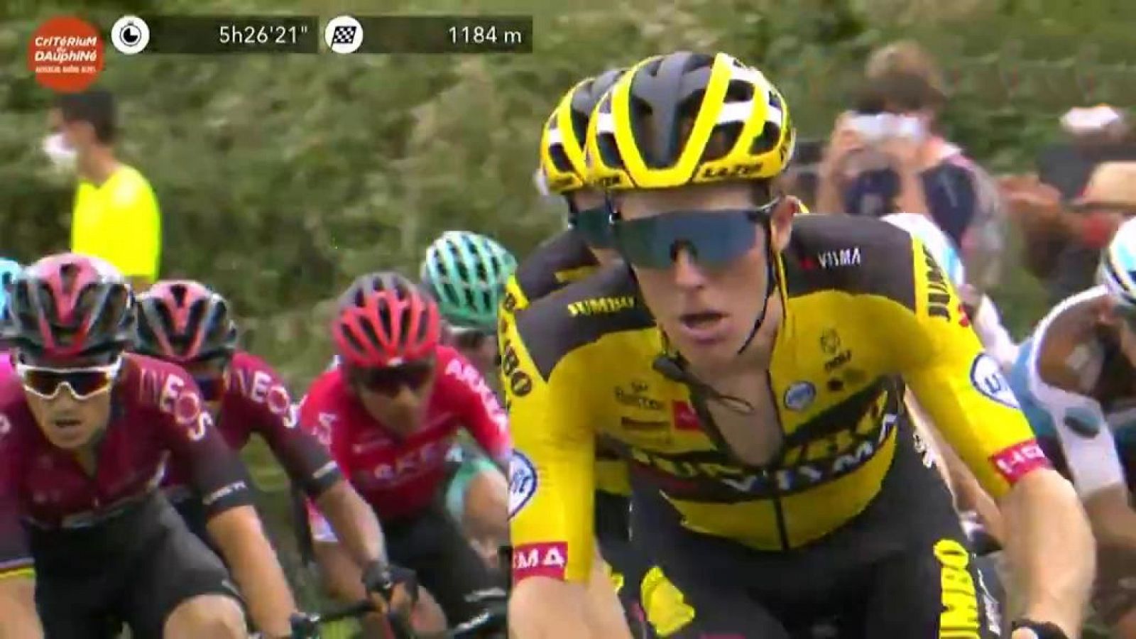 Ciclismo - Criterium du Dauphiné. 1ª etapa: Clermont-Ferrand - Saint Christo en Jarez - ver ahora