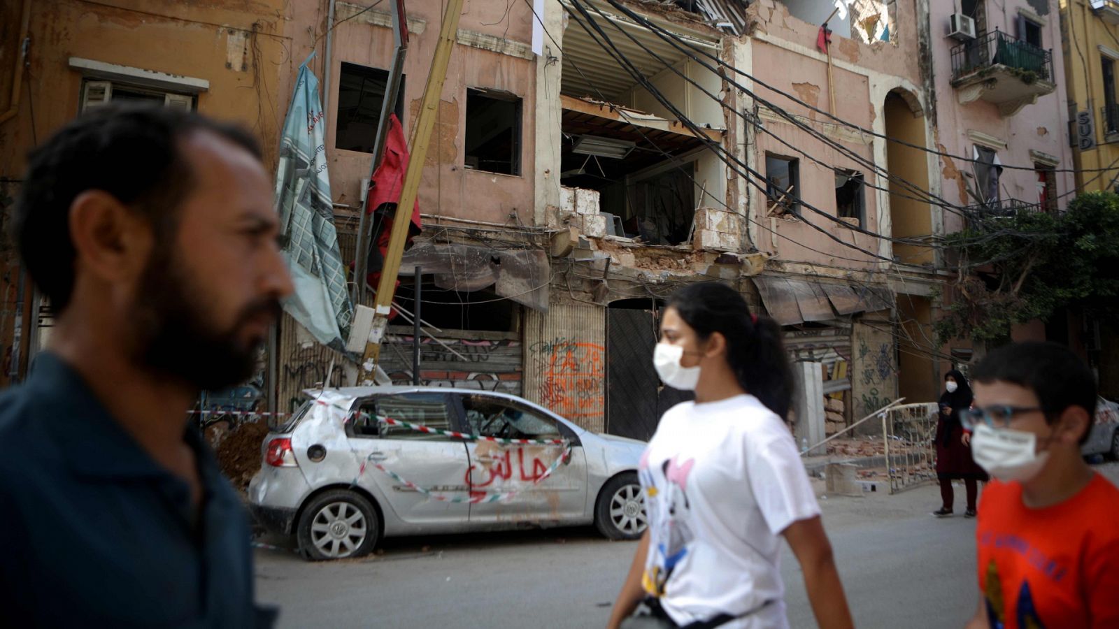 Beirut, pendiente de la ayuda humanitaria para la reconstrucción