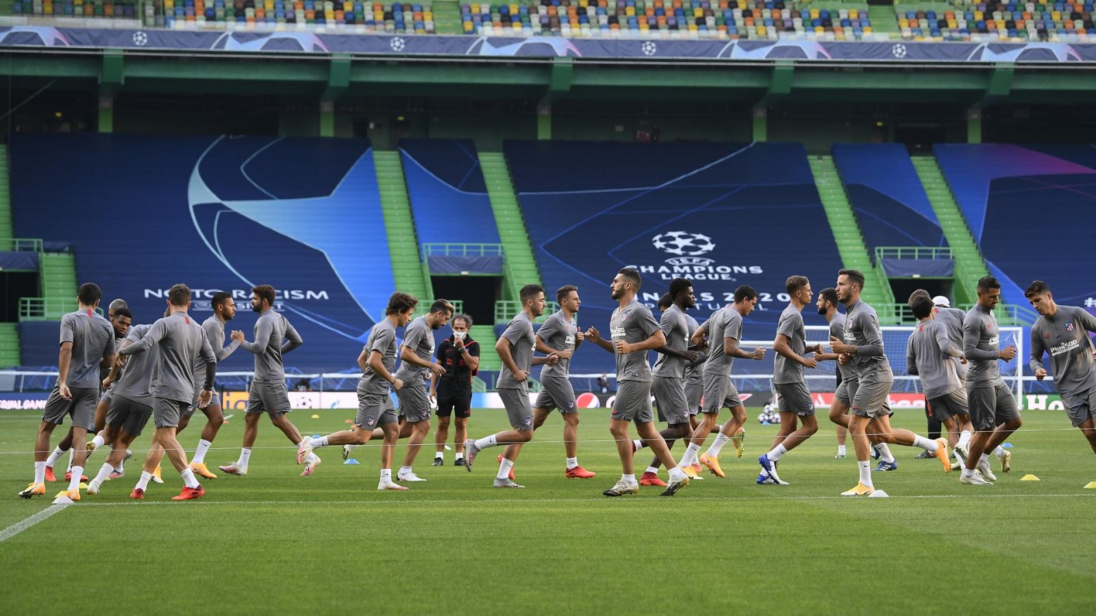 El Atleti, centrado en la eliminatoria ante el Leipzig tras dar negativo toda la plantilla en los test de la UEFA