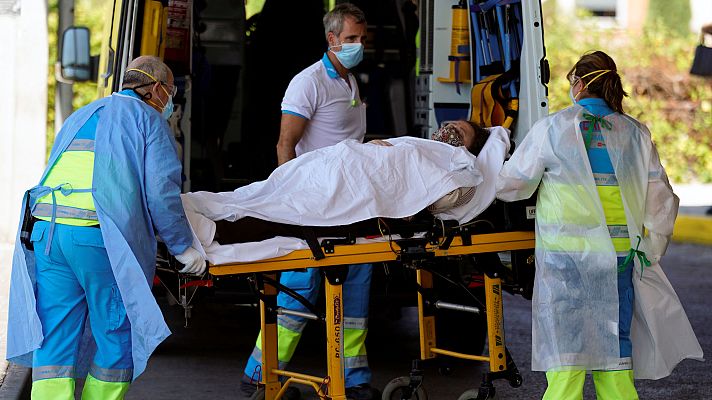 Telediario 1 - Los nuevos casos se disparan: 2.935 contagios y 26 muertes en las últimas 24 horas