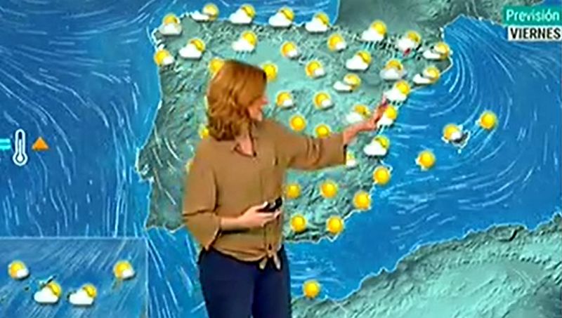 Fuertes tormentas en el Pirineo oriental y bajo Ebro con temperaturas en ascenso 