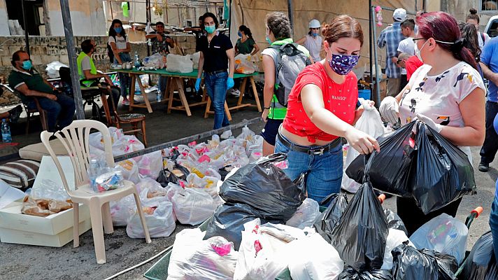 Telediario 1 - La explosión en Beirut agrava la crisis alimentaria