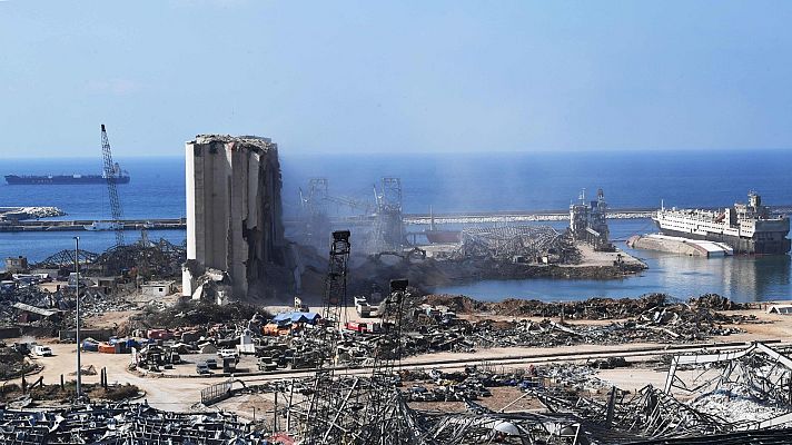 Telediario 1 - Las víctimas de Beirut piden una investigación internacional